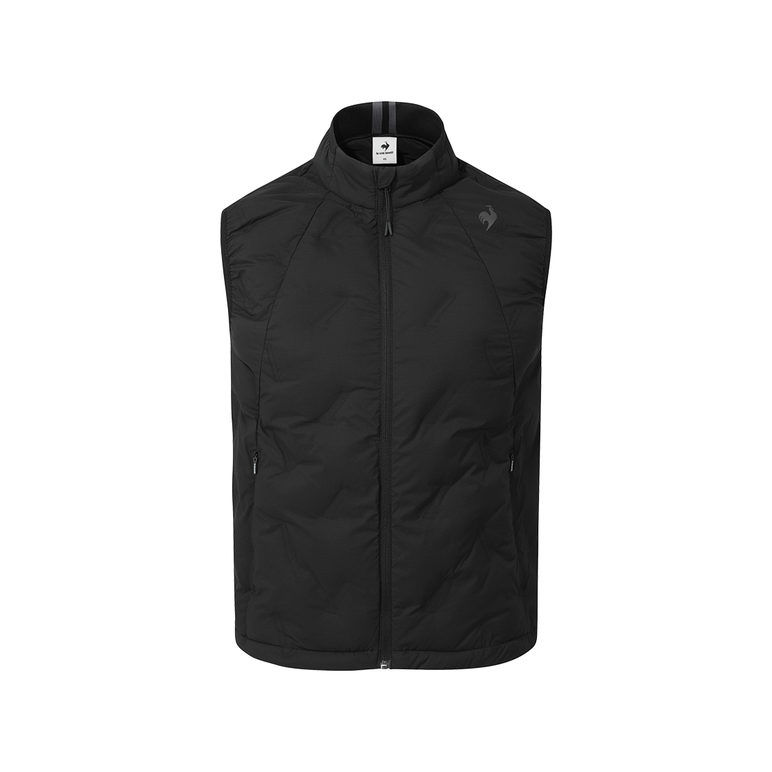 QQ423EPVO1_BLK0 le coq sportif Uni Lightweight Stretch Padded Vest Black
