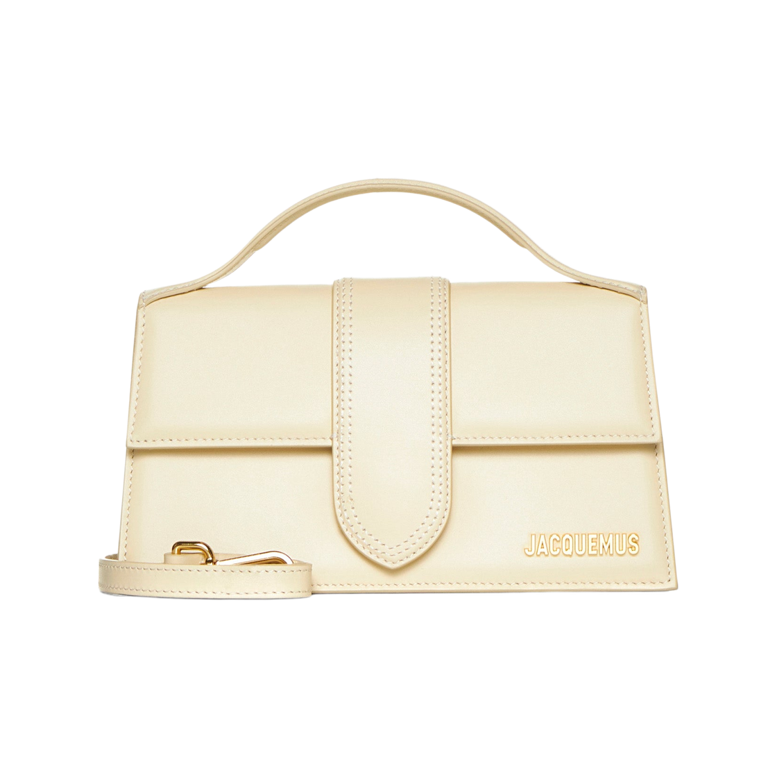 자크뮈스 라지 밤비노 크로스바디 플랩백 아이보리(Jacquemus Large Bambino Crossbody Flap Bag Ivory)