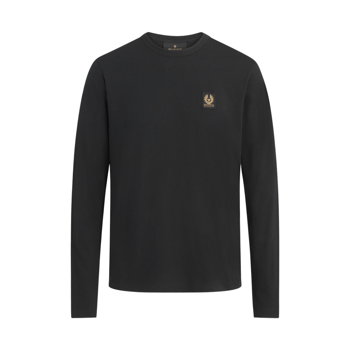 벨스타프 코튼 저지 롱슬리브 티셔츠 블랙(Belstaff Cotton Jersey Long Sleeve T-Shirt Black)