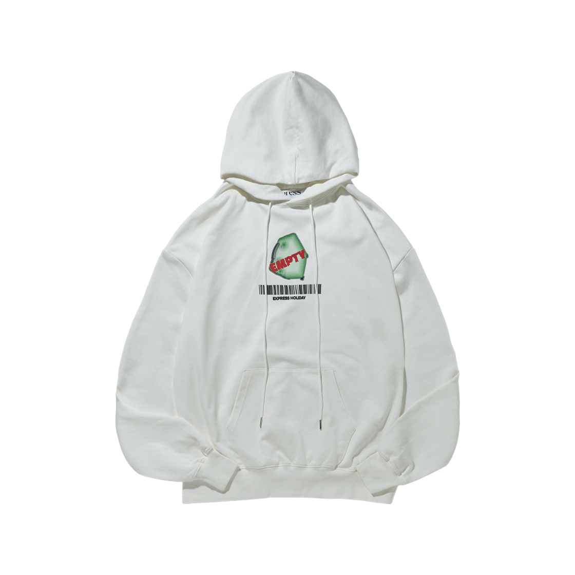 [트리플적립] 익스프레스 홀리데이 엑스레이 러기지 후디 화이트([트리플적립] Express Holiday X-Ray Luggage Hoodie White)