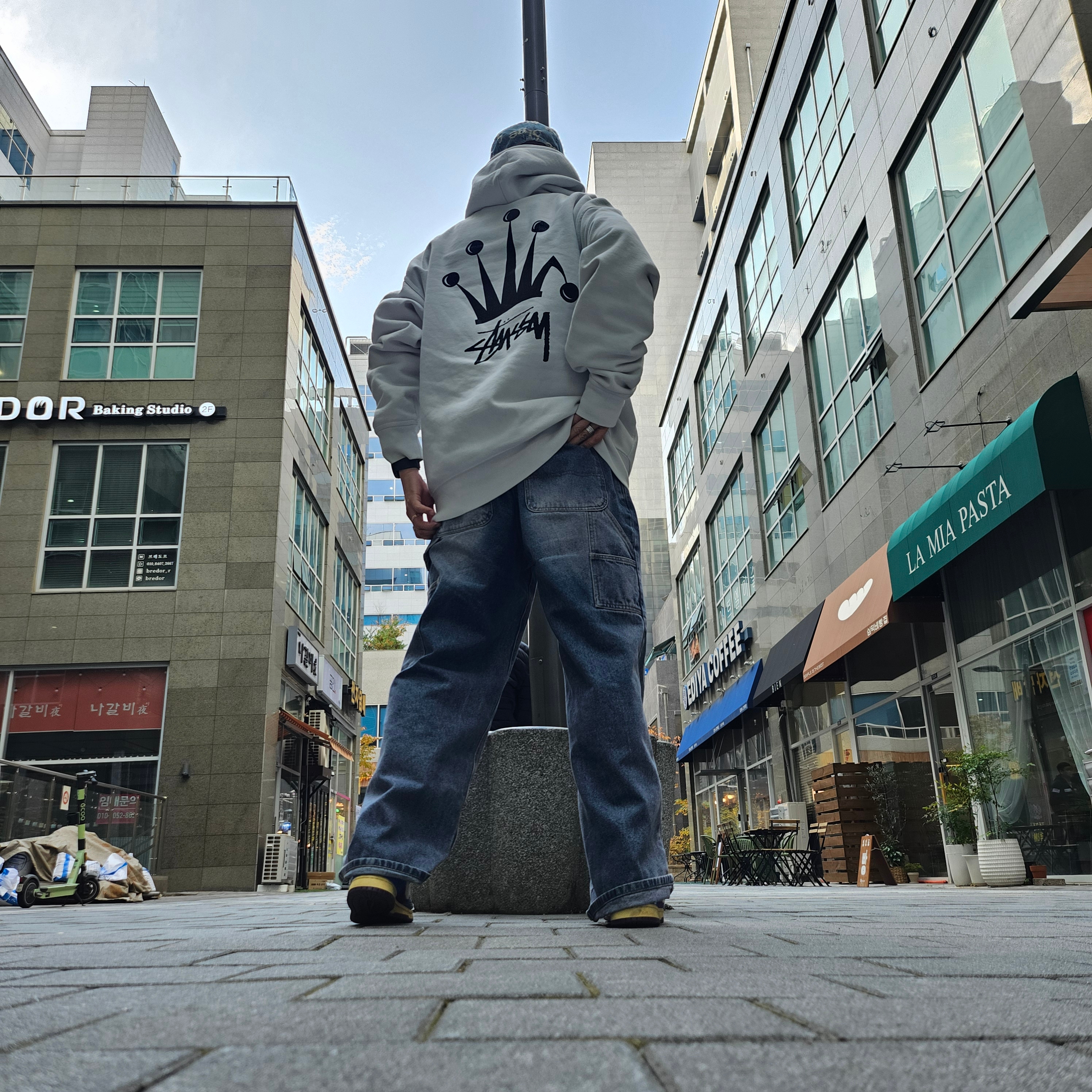 Diesel Dx1509 Stainless Steel Chain Necklace Silver, Stussy Regal Crown Zip Hoodie Fog 착용 스타일 - 3