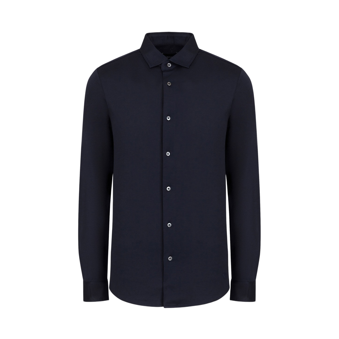 8N1CG11JUVZ0920 Emporio Armani ASV Lyocell Jersey Shirt Navy Blue