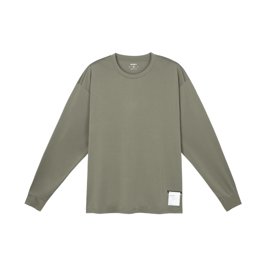 새티스파이 아우라라이트 롱 티셔츠 더스티 올리브(Satisfy Auralite Long T-Shirt Dusty Olive) - 1
