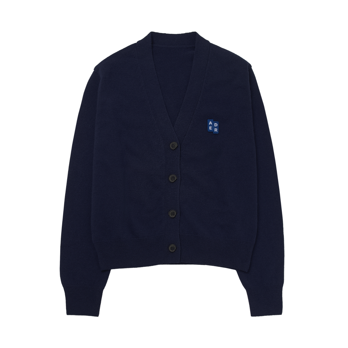 BMSGFYKT0701NV Ader Error Sig; TRS Tag Cardigan 01 Navy Crop Ver.
