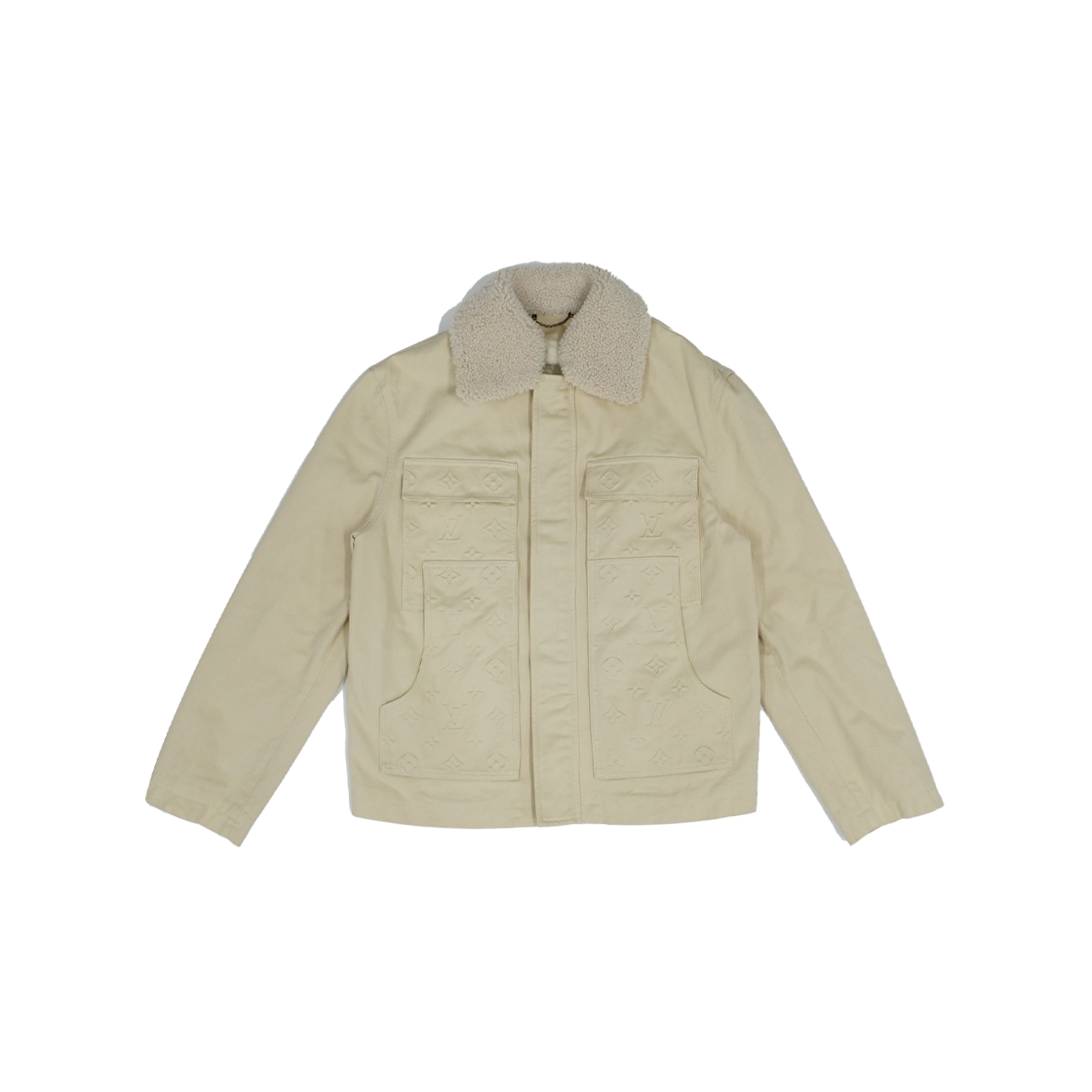 IT9V8N8OFQJE Louis Vuitton Monogram Denim Jacket - Ivory