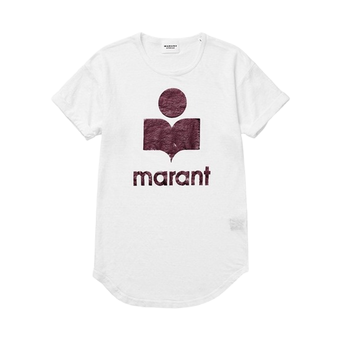 (W) 이자벨 마랑 콜디 로고 티셔츠 화이트 - 25FW((W) Isabel Marant Koldi Logo T-Shirt White - 25FW) - 1