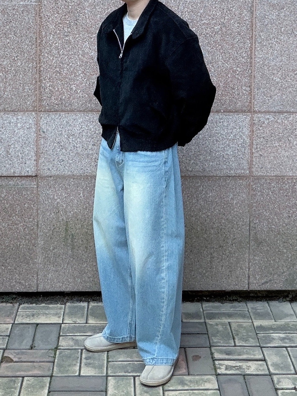 noun Corduroy Denim Pants Light Blue, Clarks Desert Trek Taupe Nubuck 착용 스타일 - 1
