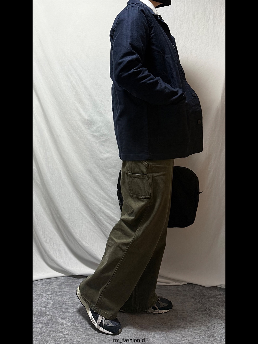 New Balance 991 Made in UK Navy 착용 스타일 - 2