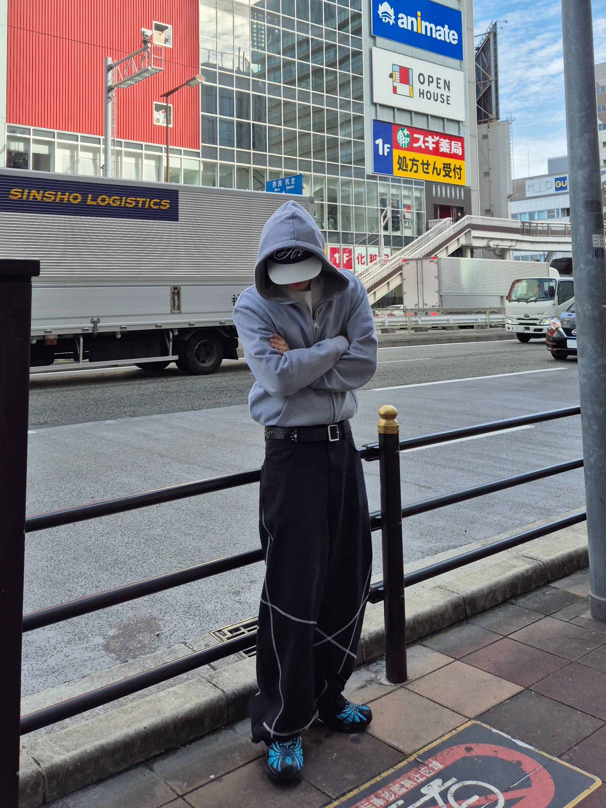 Nike x Skepta Air Max Tailwind 5 Chrome Blue, Casio A-158WA-1 착용 스타일 - 4