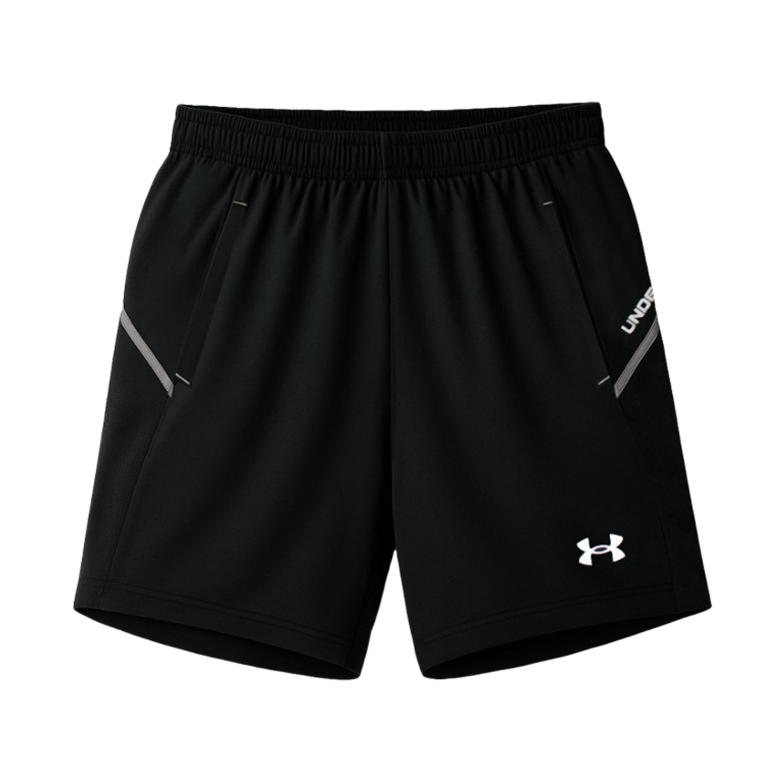 언더아머 UA 테크 유틸리티 쇼츠 블랙 화이트(Under Armour UA Tech Utility Shorts Black White)