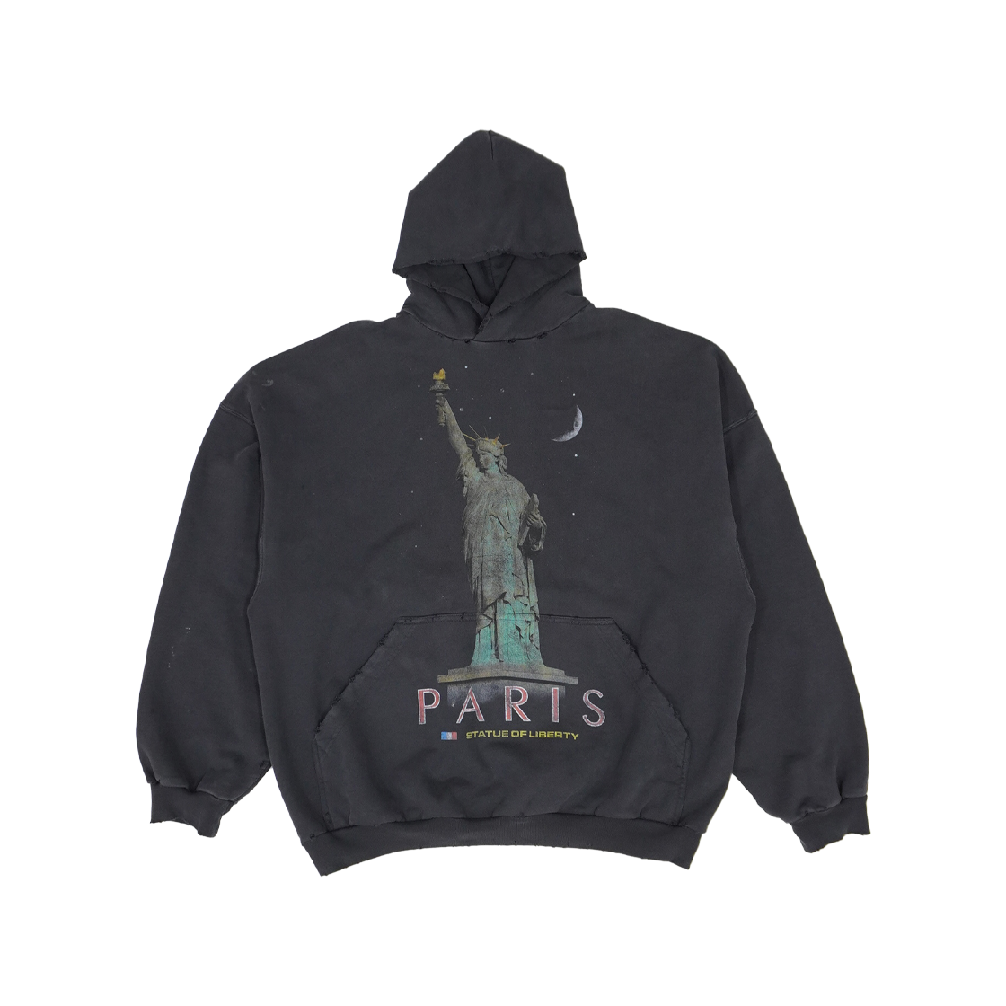 ITBV3WEAVK9J Balenciaga Paris Liberty Oversized Hoodie 739024TQVS1