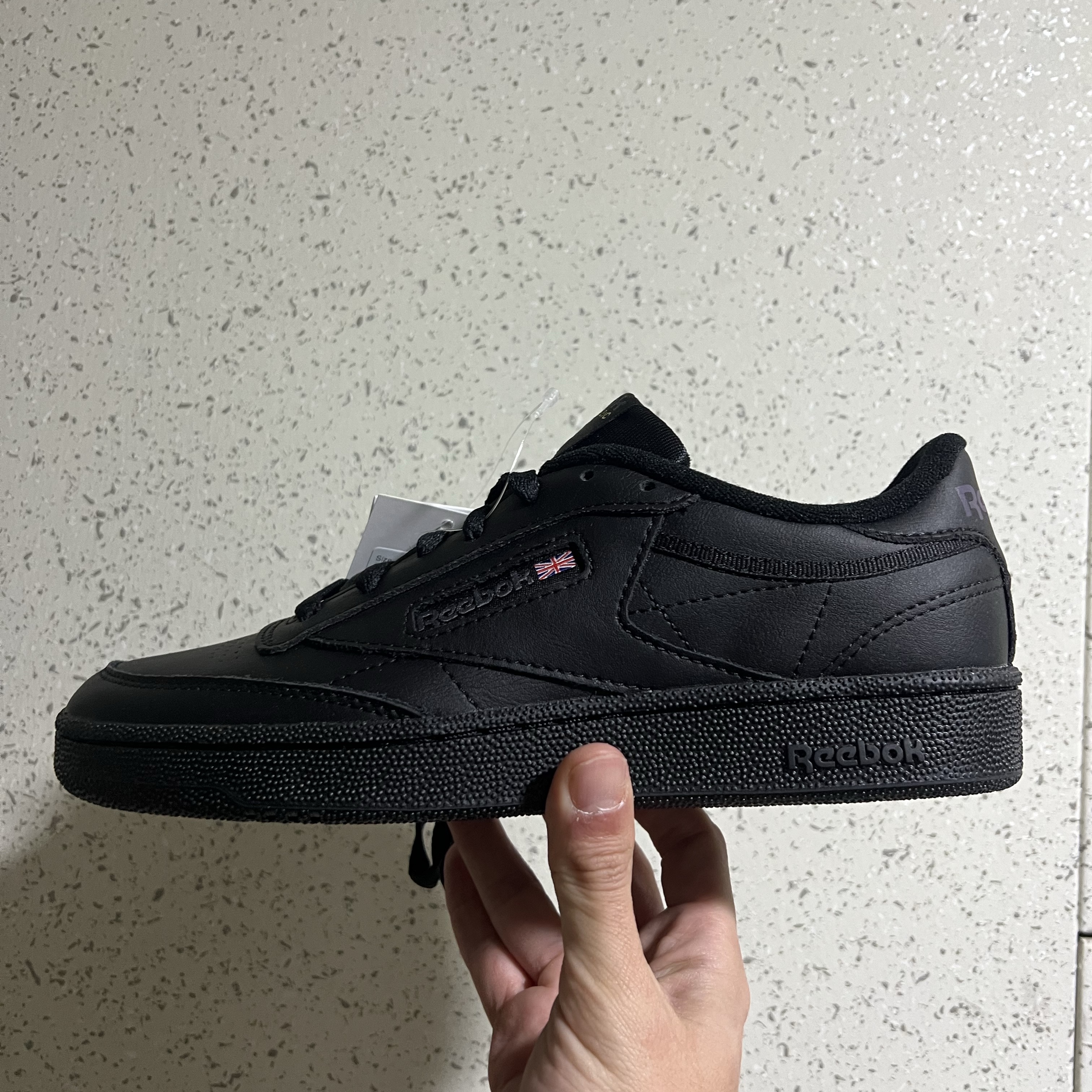Reebok Club C 85 Black 착용 스타일 - 1