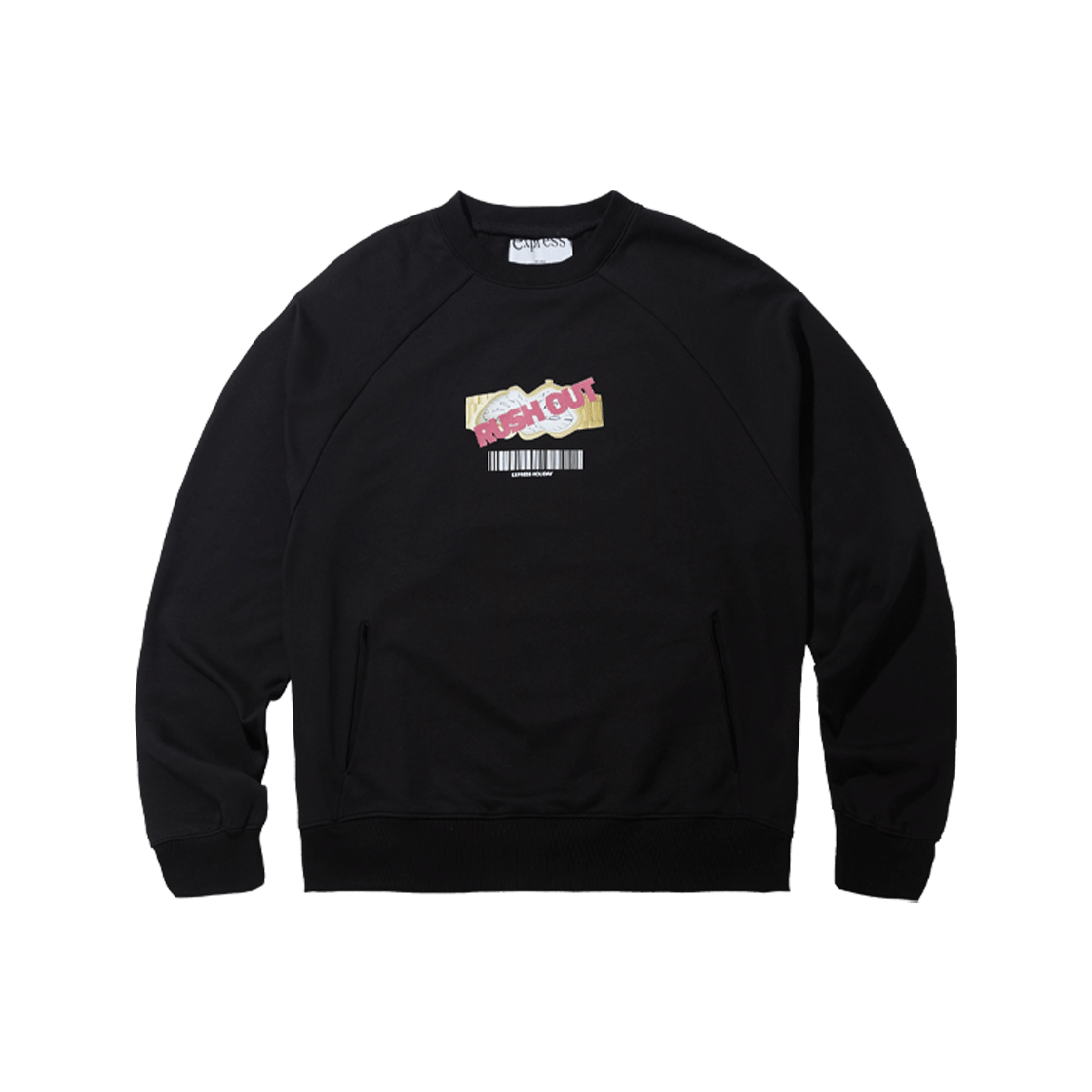 익스프레스 홀리데이 러쉬아웃 타임 스웨트셔츠 블랙(Express Holiday Rush-Out Time Sweatshirt Black)