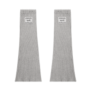 Riomeu Button Incision Leg Warmer Gray