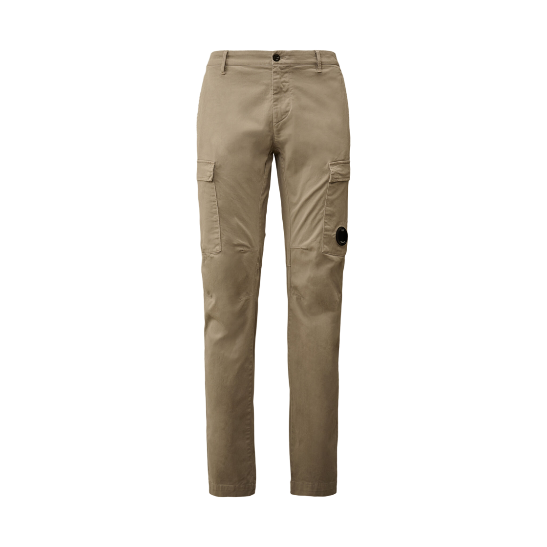 19CMPA068A005529G331 C.P. Company Stretch Sateen Ergonomic Cargo Pants London Fog Grey - 25FW