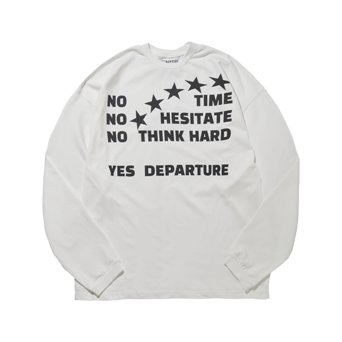 익스프레스 홀리데이 예스 디파쳐 롱슬리브 화이트(Express Holiday Yes Departure Longslevee White)