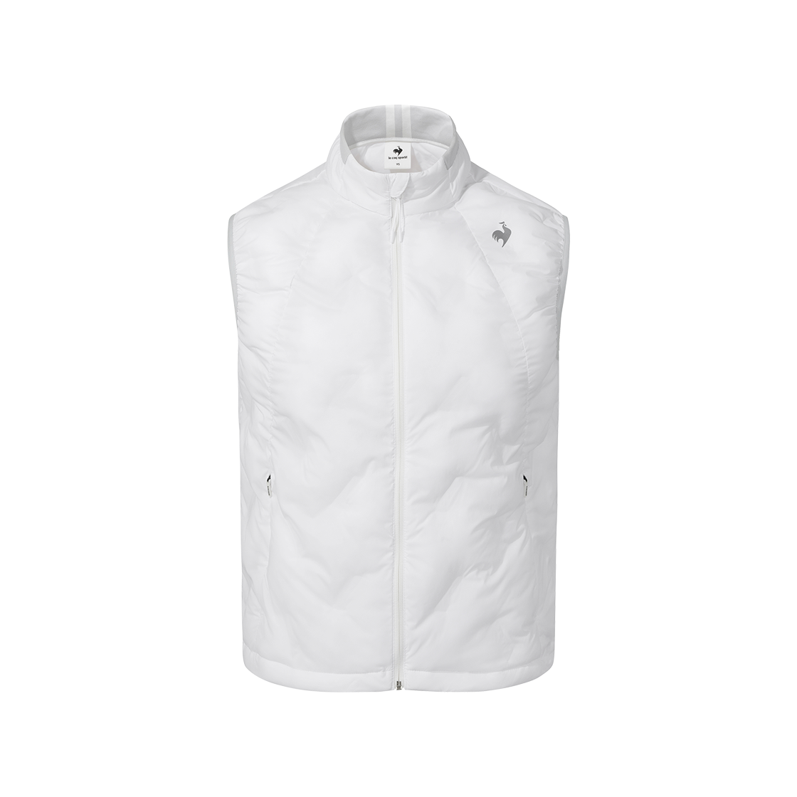QQ423EPVO1_OWT0 le coq sportif Uni Lightweight Stretch Padded Vest Off-White