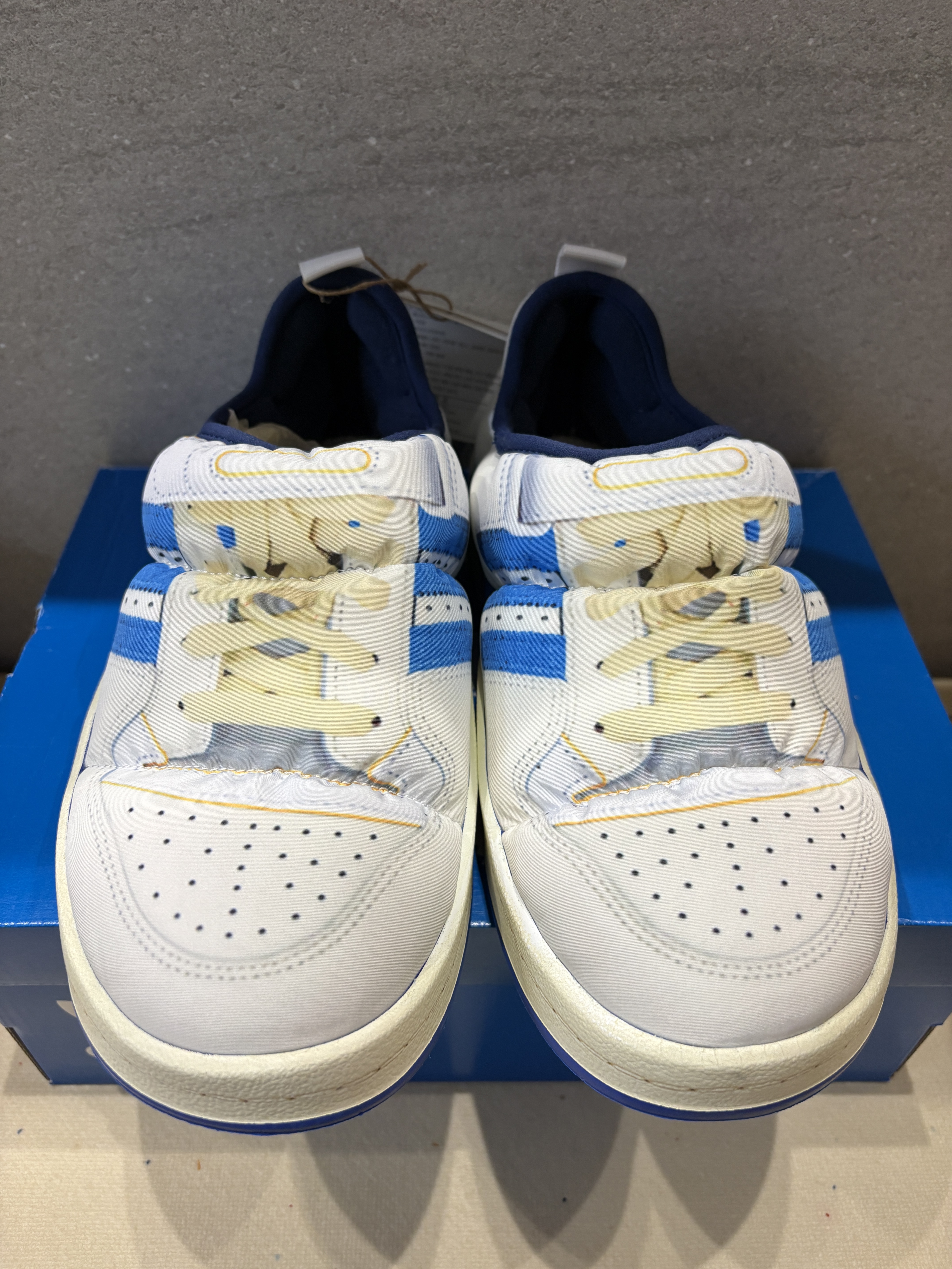 Adidas Puffylette Forum 84 Cloud White 착용 스타일 - 3