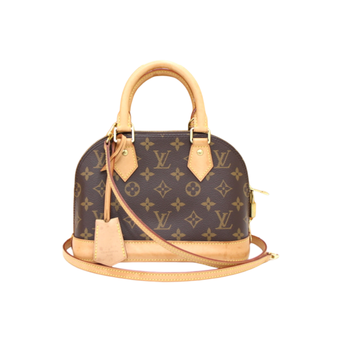 ITDPOB9PVMRK Louis Vuitton Monogram Canvas Alma BB Tote and Crossbody Bag