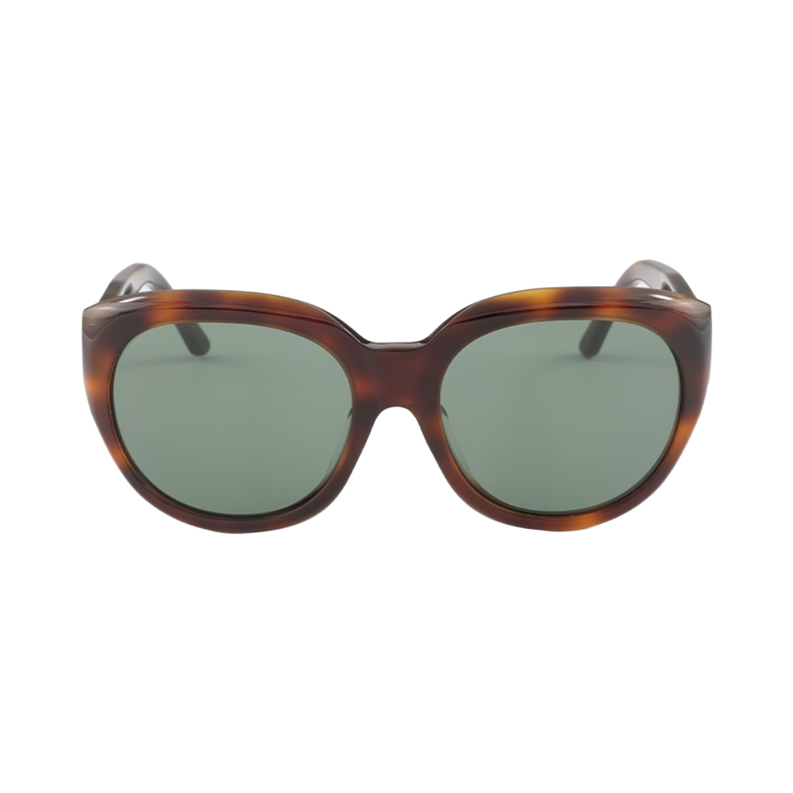 NEW CELINE CL40071F 56N Dark Havana Green Round Women Sunglasses CELINE CL40071I 56N Dark Havana Round Sunglasses With Grey  main image 4