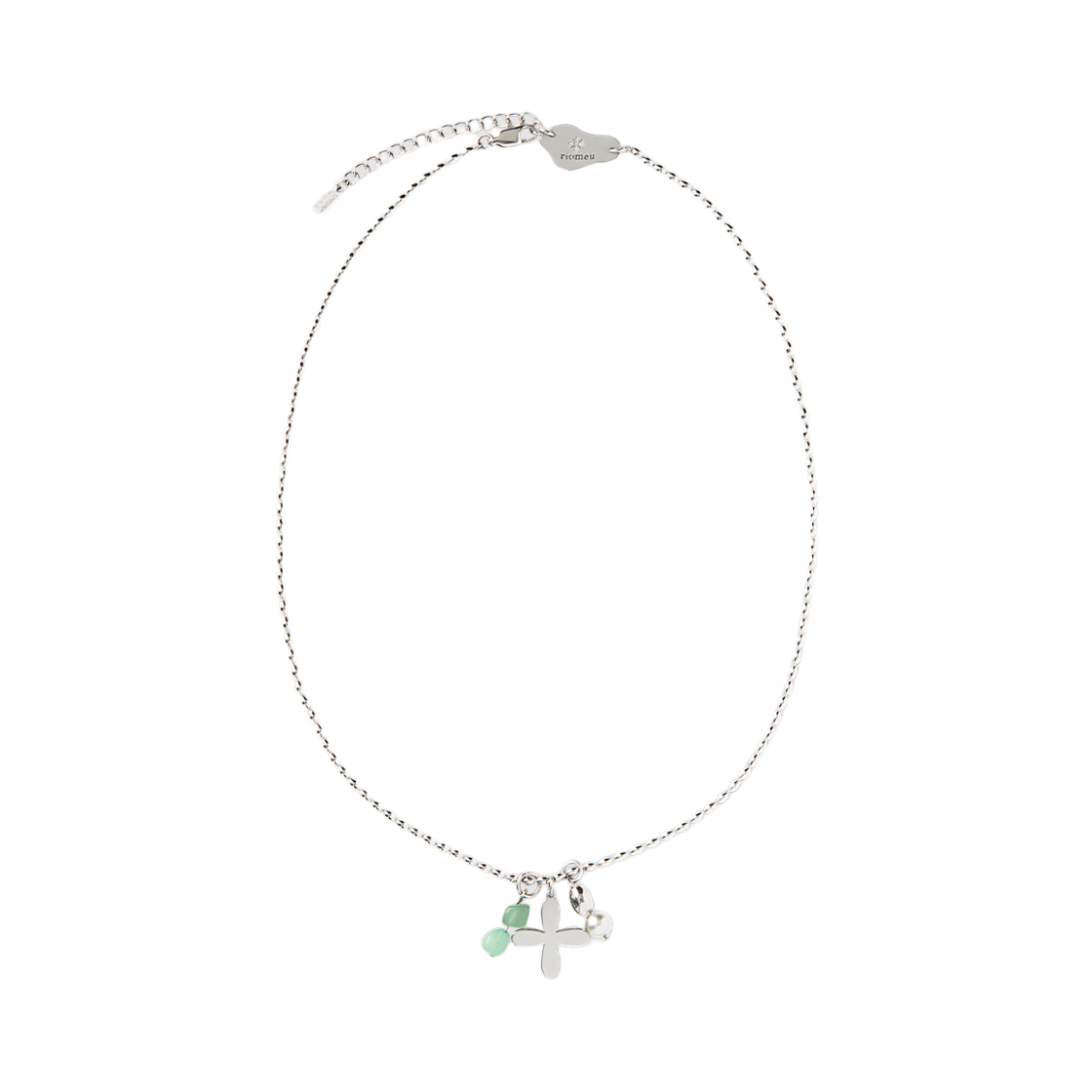 리오므 레이어드 펜던트 오벌 체인 목걸이(Riomeu Layered Pendant Oval Chain Necklace)