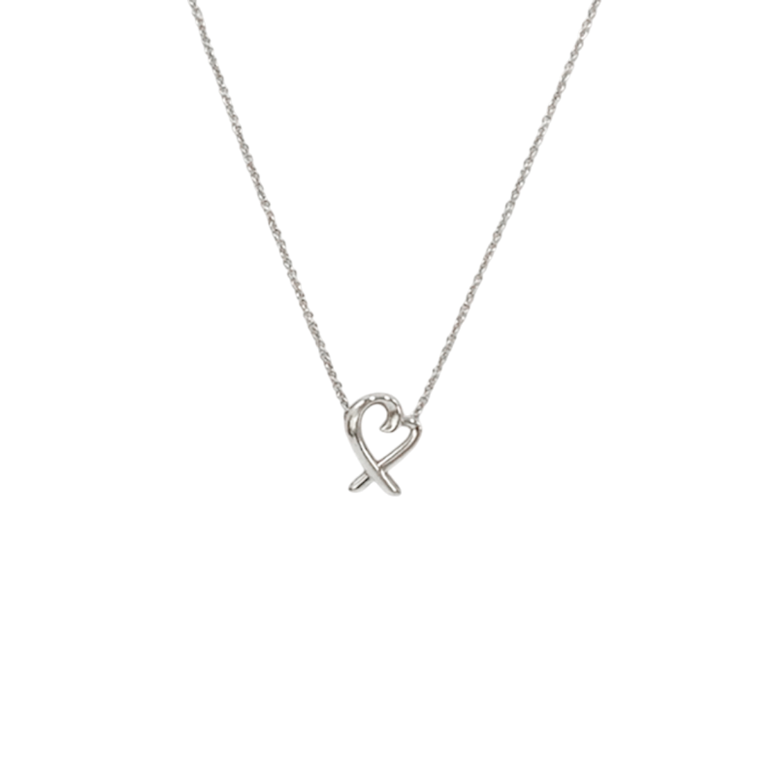 ITAMAIISOEBG Tiffany & Co. Paloma Picasso Loving Heart Mini Pendant Necklace No. 101