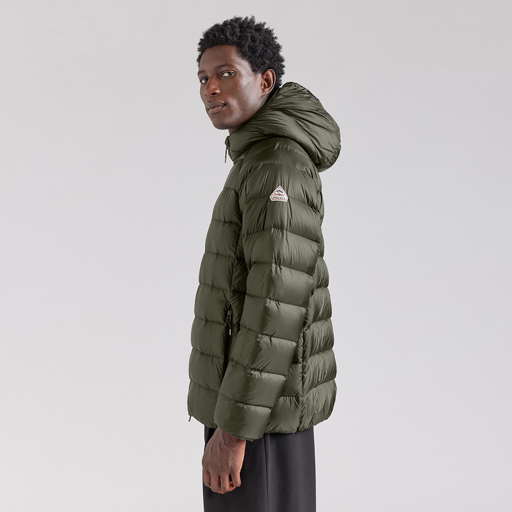 피레넥스 (24FW) 애어리얼 후디드 다운 자켓 - 딥 카키(Pyrenex (24FW) ARIAL Hooded Down Jacket - Deep Khaki) - 4