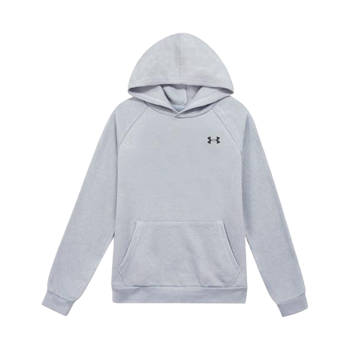 (키즈) 언더아머 UA 라이벌 후드 라이트 그레이((Kids) Under Armour UA Rival Hoodie Light Grey) - 1