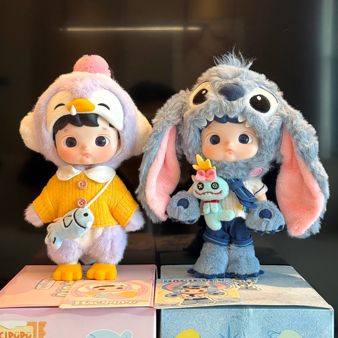 Pop Mart Hacipupu Stitch 1/8 BJD 착용 스타일 - 3