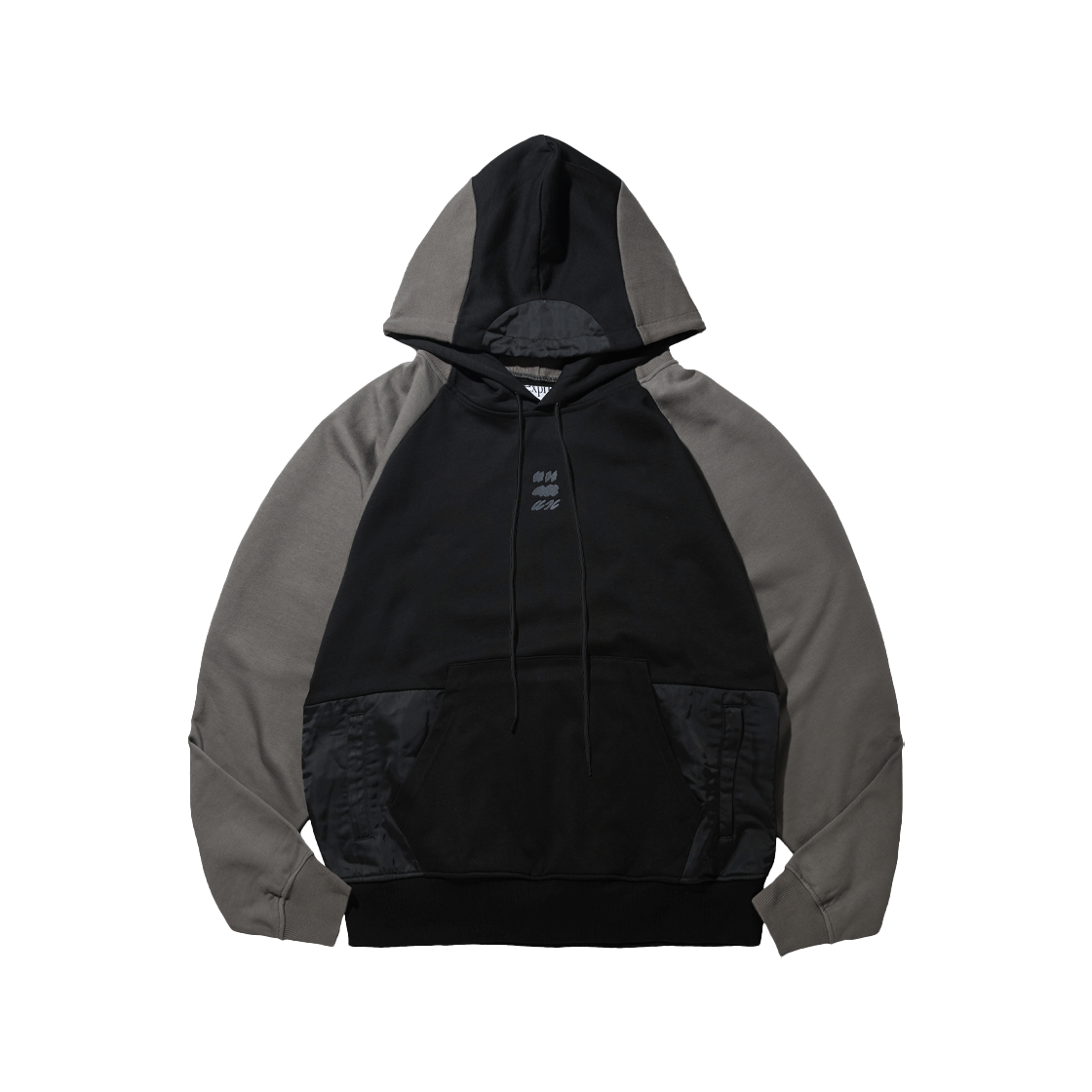 익스프레스 홀리데이 컬러 블록 후디 블랙(Express Holiday Color Block Hoodie Black)
