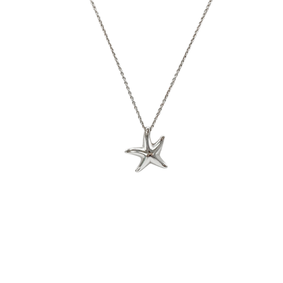 티파니앤코 스타피쉬 펜던트 실버 목걸이 풀구성 No. 92(Tiffany & Co. Starfish Pendant Silver Necklace Complete Set No. 92)