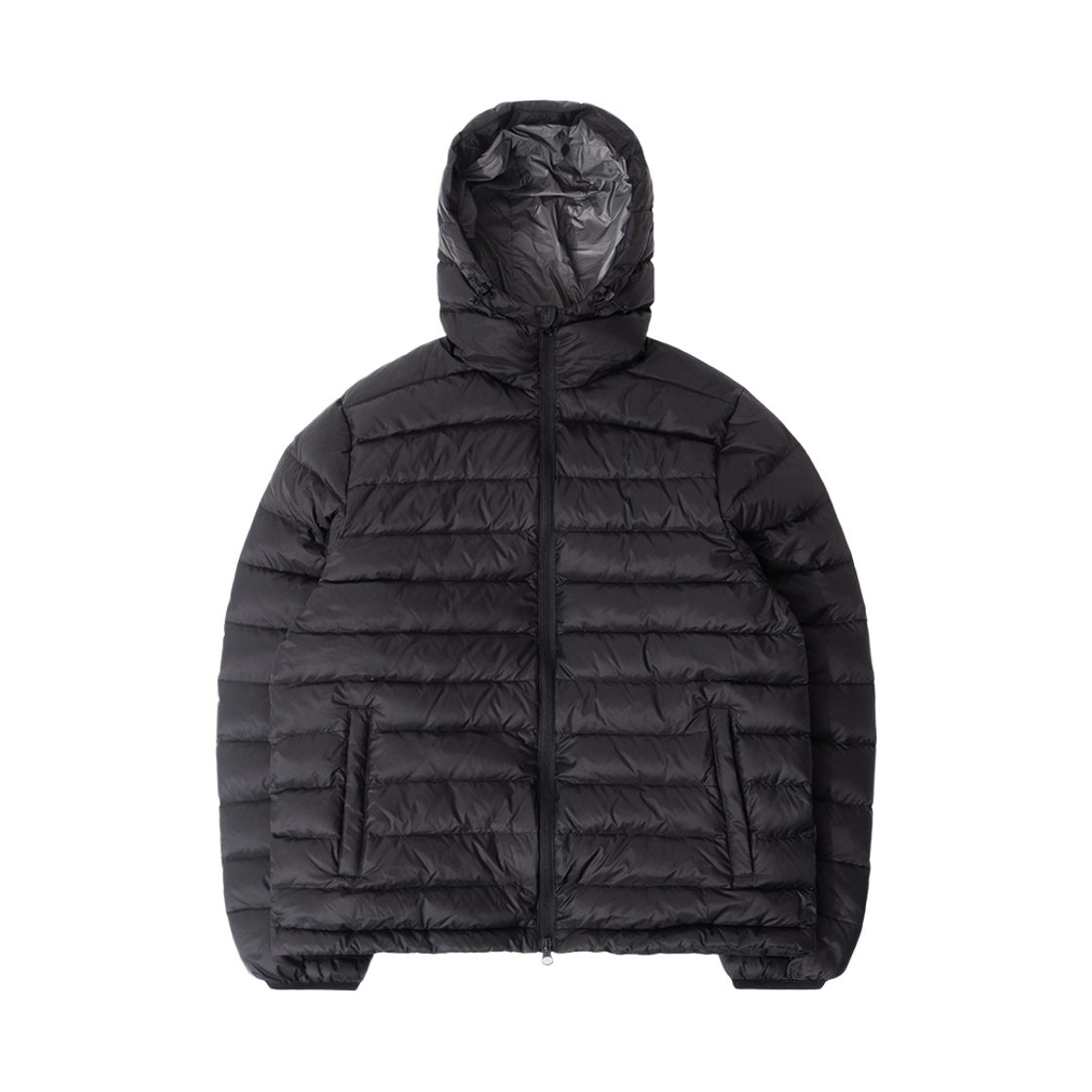 Q5WMJK004BLK QT8 GARMENTS Duck Down Lightweight Jacket Black