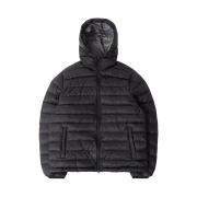 QT8 GARMENTS Duck Down Lightweight Jacket Black