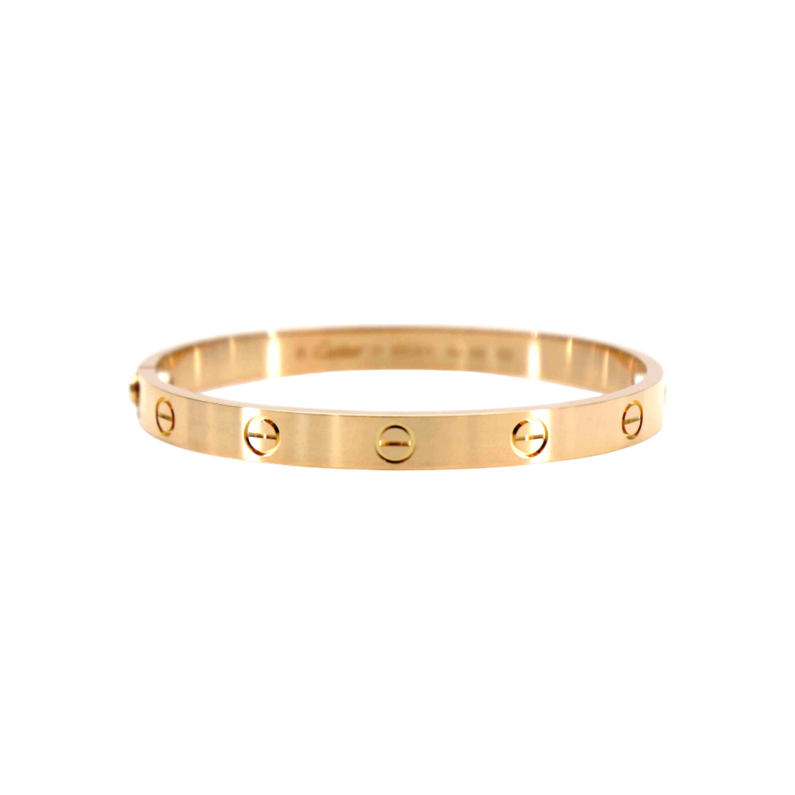 ITTR54JUMUEK Cartier Love Bracelet Classic Pink Gold Size 17