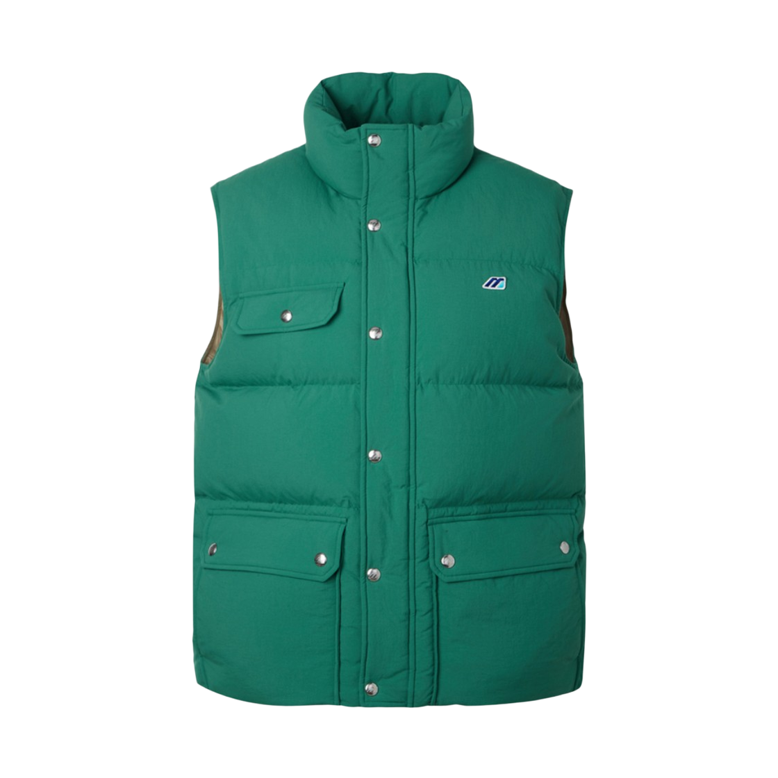32YE468135 Mizuno Monogram M Down Vest Green