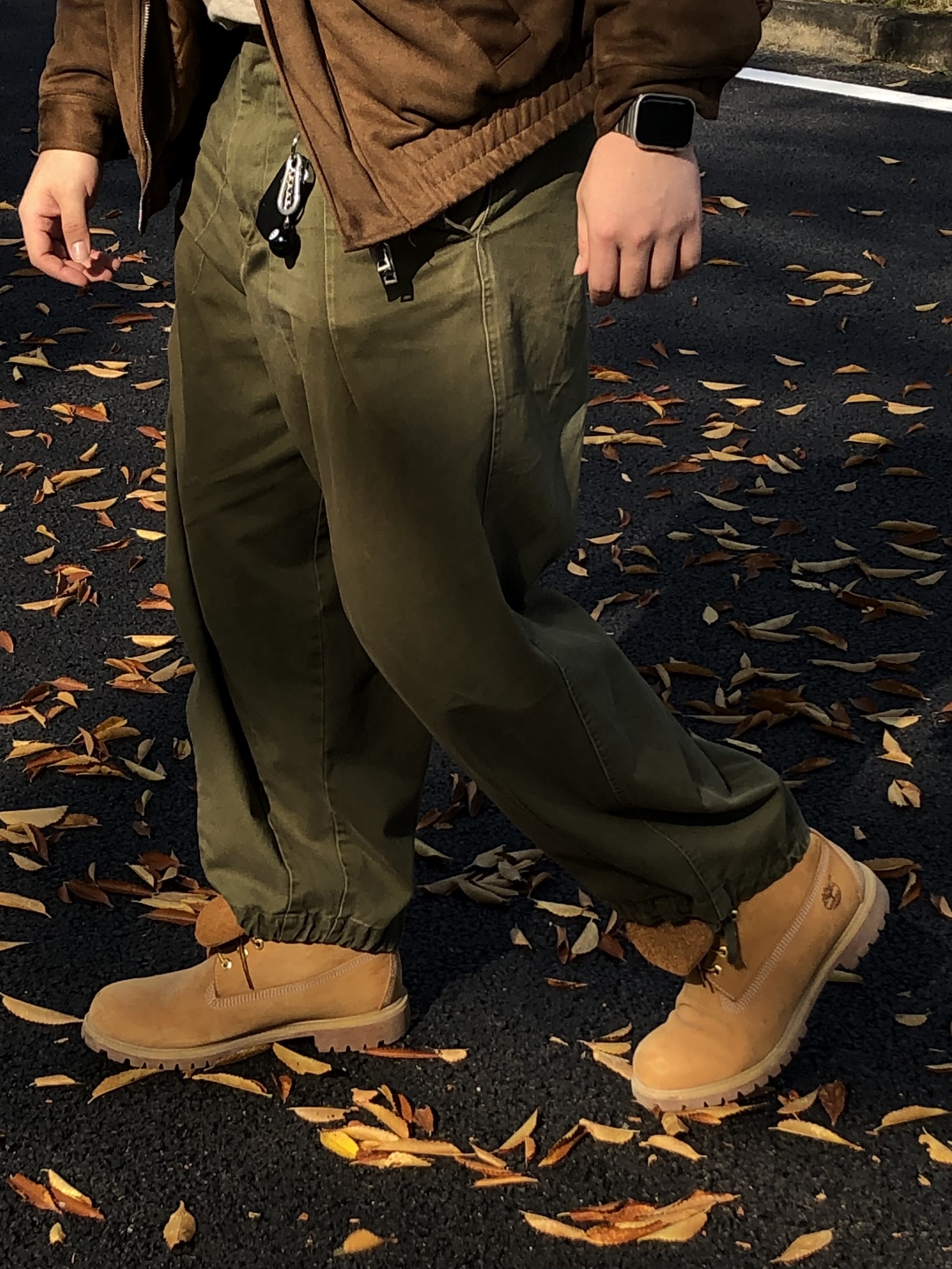 Timberland Premium 6 inch Waterproof Boot Wheat Nubuck - Wide 착용 스타일 - 2
