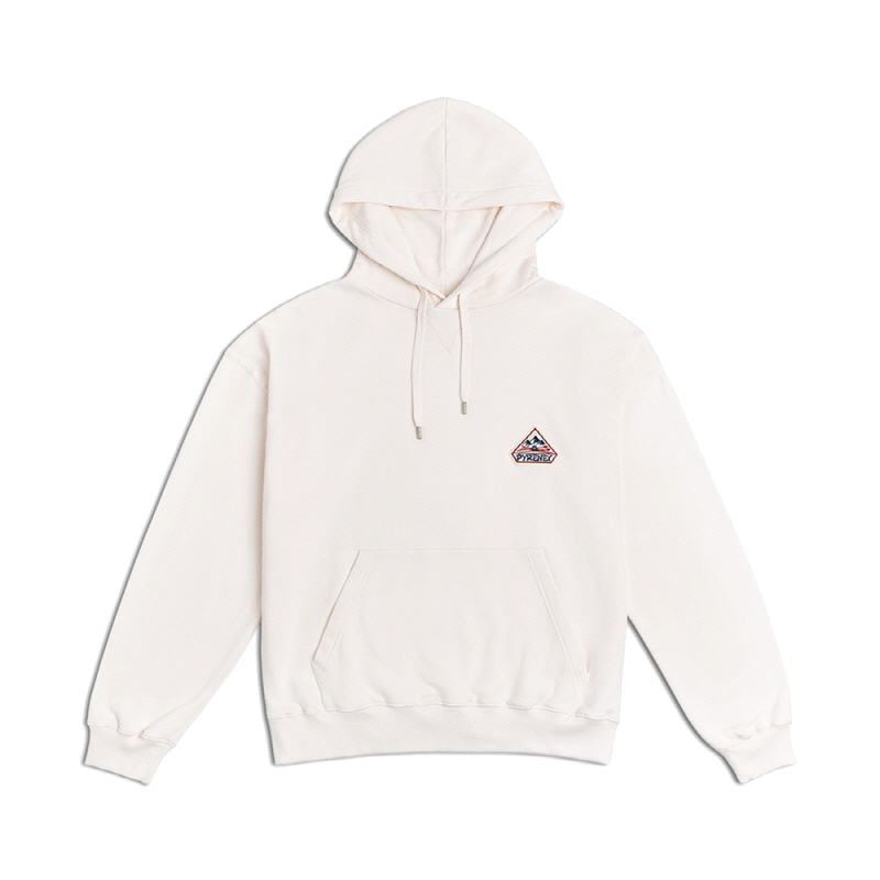 피레넥스 (24FW) 저니 후디 인 오가닉 코튼 - 착(Pyrenex (24FW) JOURNEY Hoodie in organic cotton - Chalk)