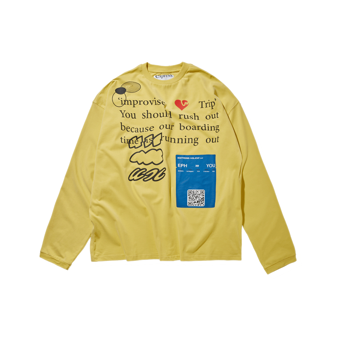 BEEHFWTS02YE Express Holiday Travel Pass Longslevee Yellow