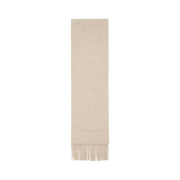Acne Studios Wool Logo Muffler Oatmeal Melange