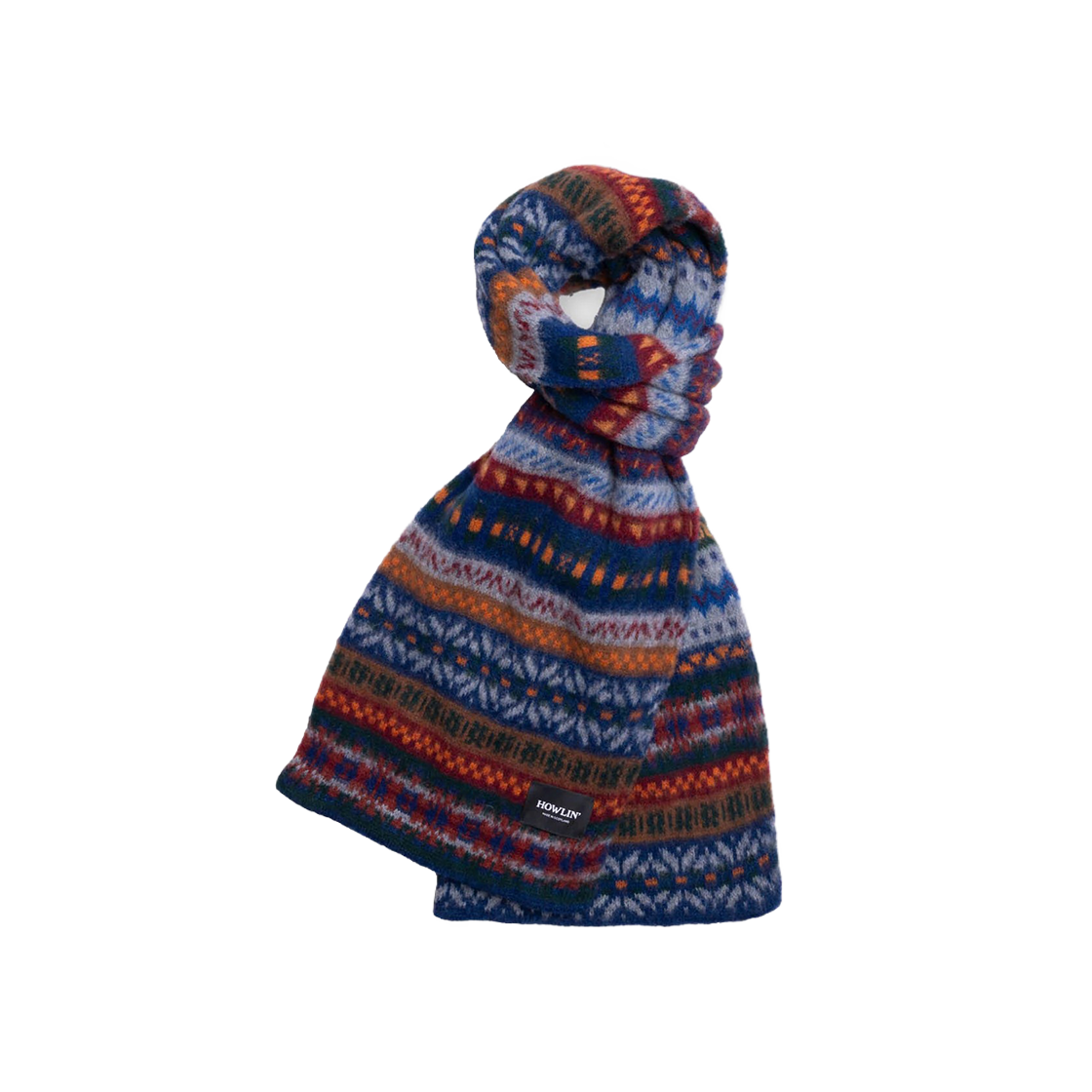 하울린 퓨처 이스 믹스드 업 스카프 벨벳 - 25FW(Howlin Future Is Mixed Up Scarf Velvet - 25FW)