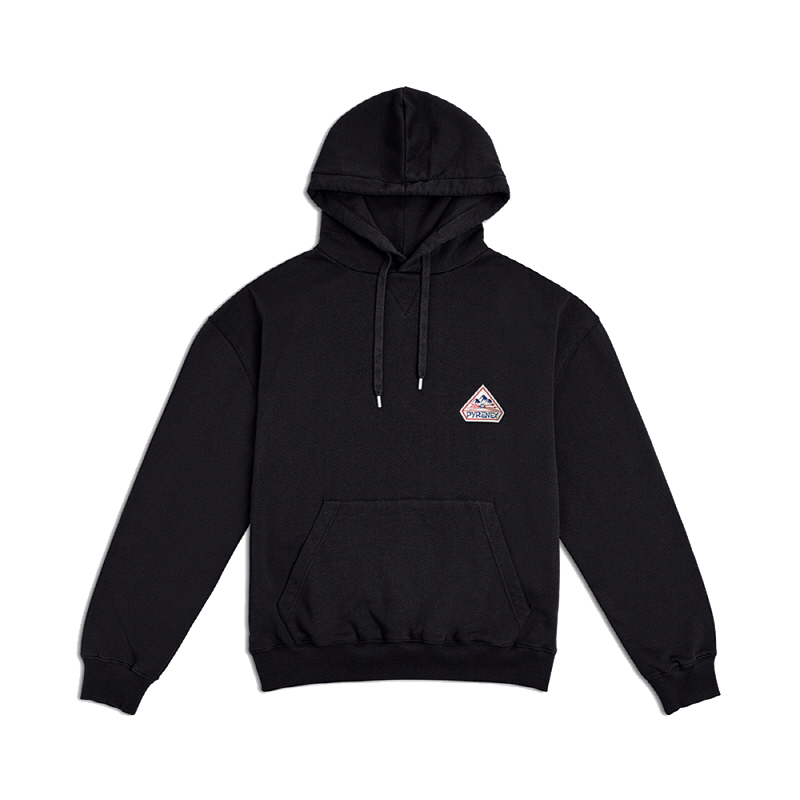 PYZTS4F002BK Pyrenex (24FW) JOURNEY Hoodie in organic cotton - Black