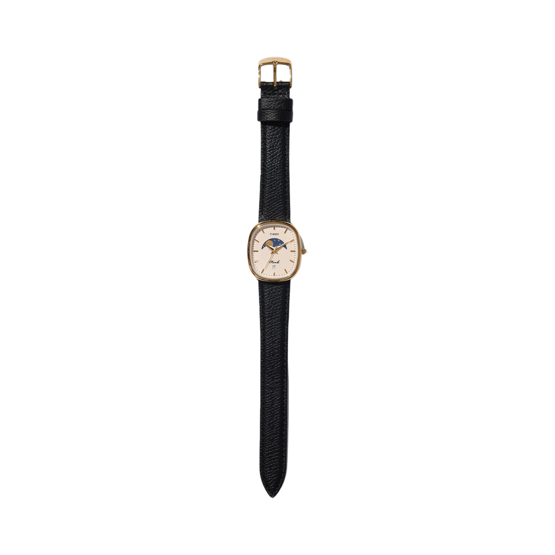 - Timex x Noah Oval Moon Phase Watch Black Gold