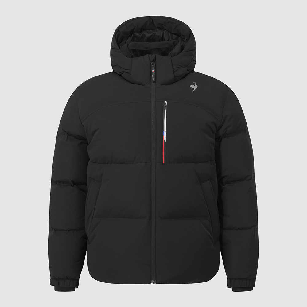 르꼬끄 스포르티브 유니 레귤러핏 벤쳐 구스 숏다운자켓 - 블랙 QQ423EDJN1(le coq sportif Venture Goose Short Down Jacket Black) - 2