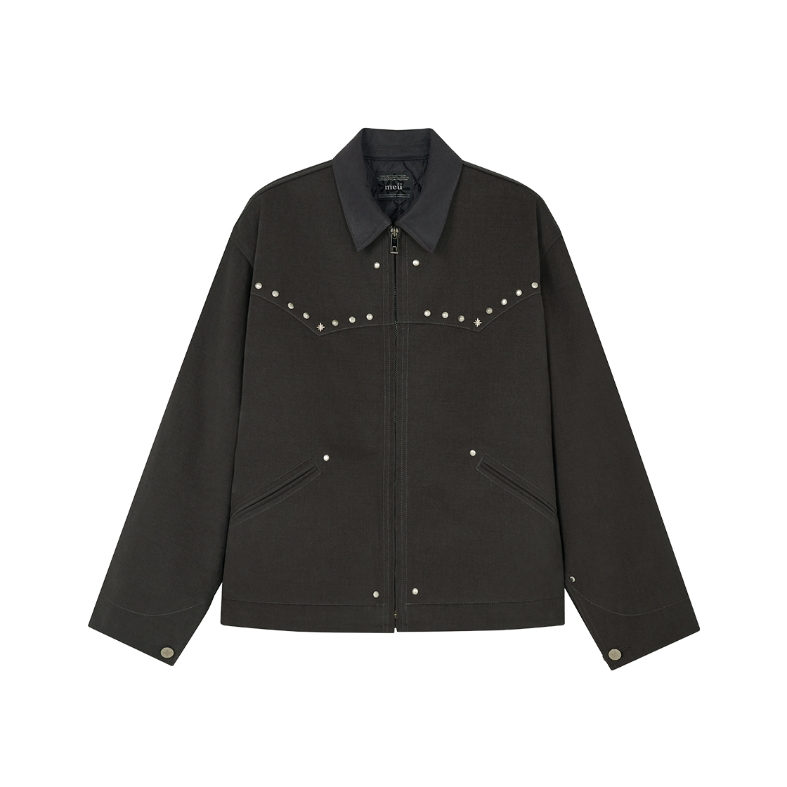 RADIANT150 Riomeu Western Twill Washed Work Jacket Charcoal