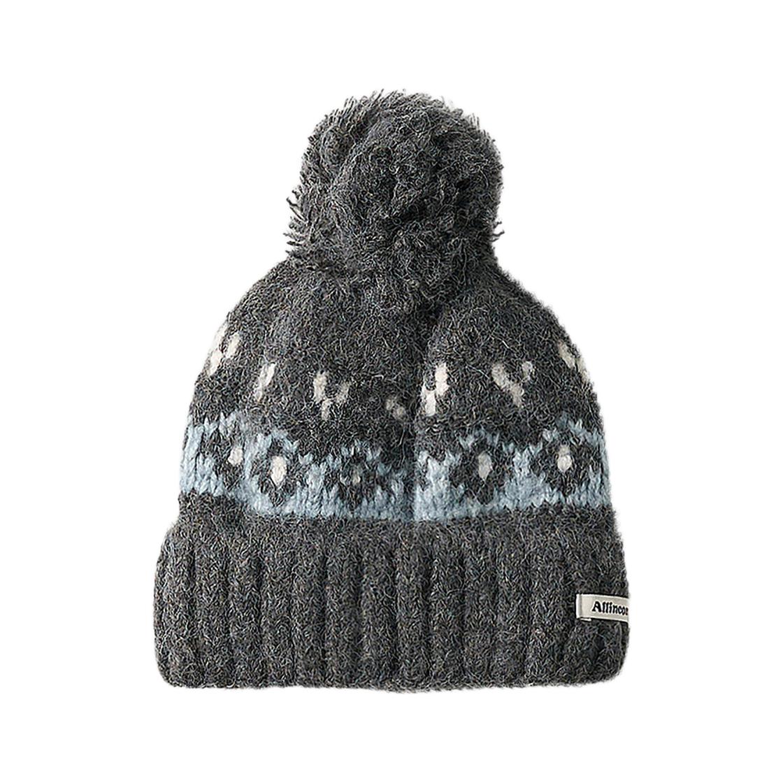 25FWHDBBGR Allincomplete Heart Diamond Bell Beanie Gray