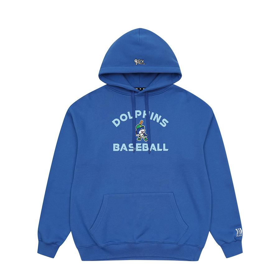 [예약배송] 윌비플레이 돌핀스 블루 오버핏 후드([예약배송] WILLBE PLAY Dolphins Overfit Hoodie Blue)