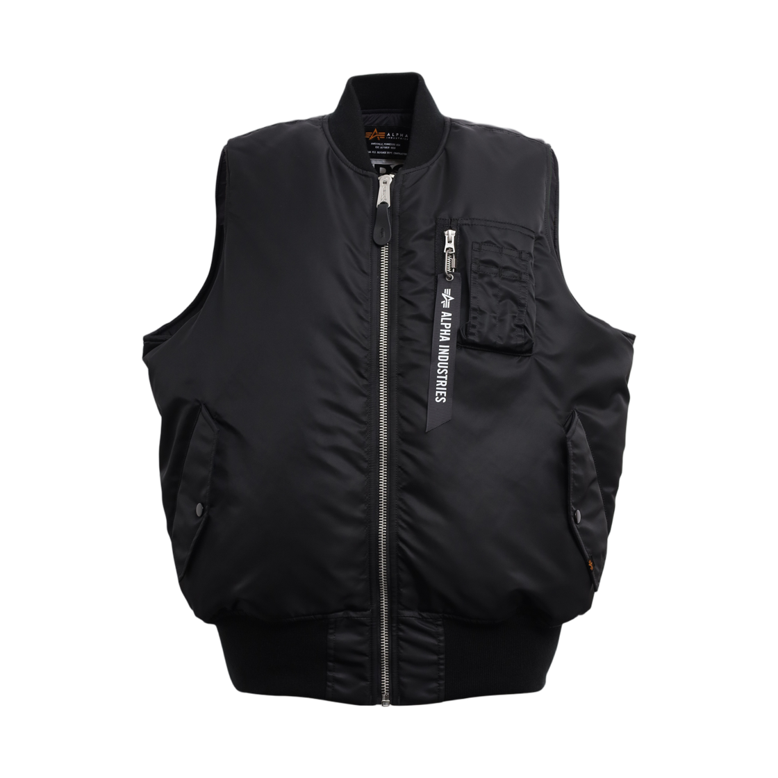 CDG x 알파 인더스트리 MA-1 베스트 블랙(CDG x Alpha Industries Ma-1 Vest Black)