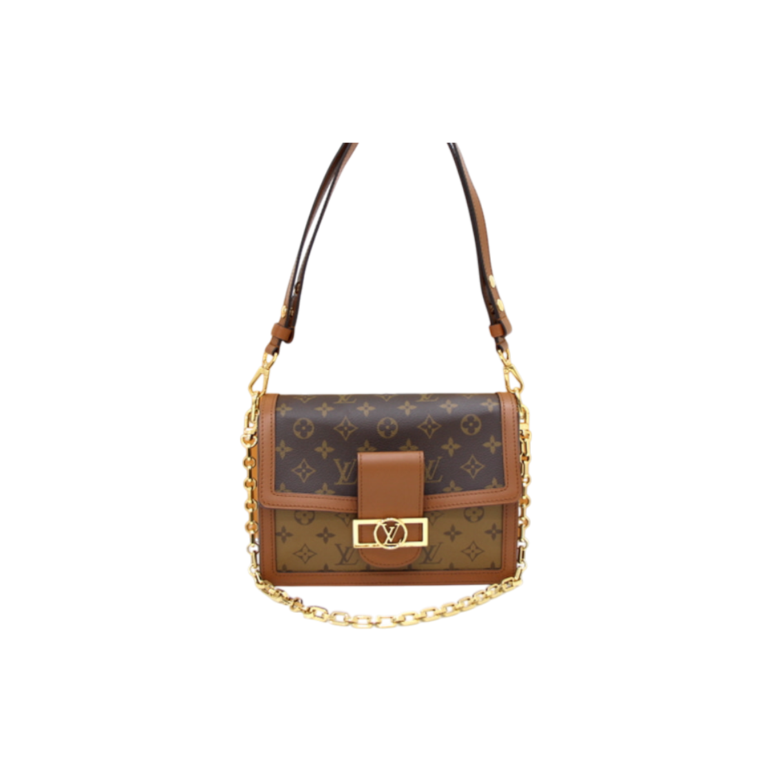 ITVF5WONCFC6 Louis Vuitton Monogram Canvas Dauphine MM Shoulder Bag