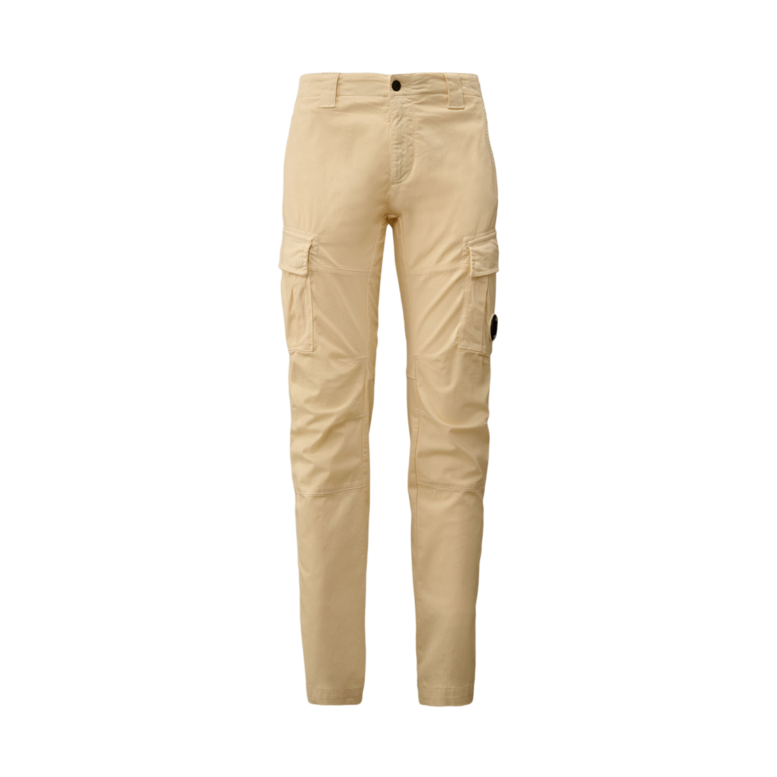 19CMPA731A005529G402 C.P. Company Stretch Sateen Ergonomic Lens Cargo Pants Pistachio Shell Beige - 25FW