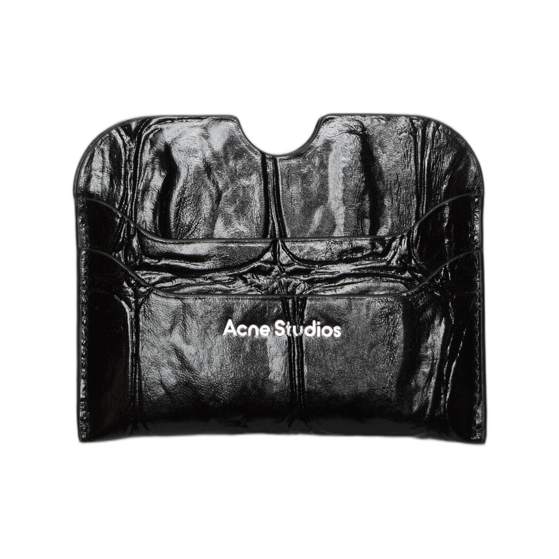 CG0307-900 Acne Studios Leather Card Holder Black